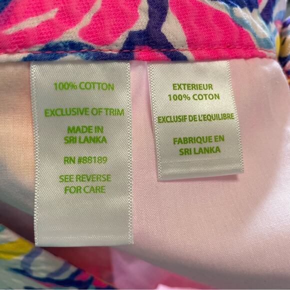 Lilly Pulitzer Adie Short Swept by the Tides Women’s Sz 00 - Picture 4 of 4